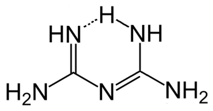 a picture of the a biguanide structure